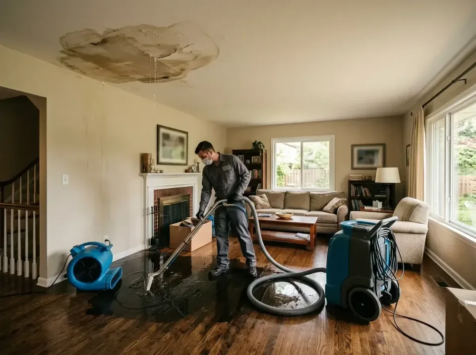 attic-pipe-burst-ceiling-drip-008 — frequently asked questions, Water Damage Restoration & Carpet Care in Dardenne Prairie,…